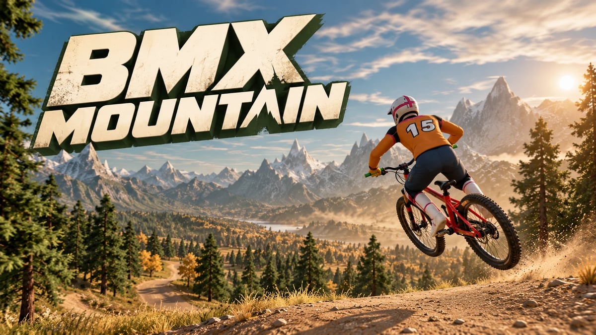 Preview of BMX Mountain browser game