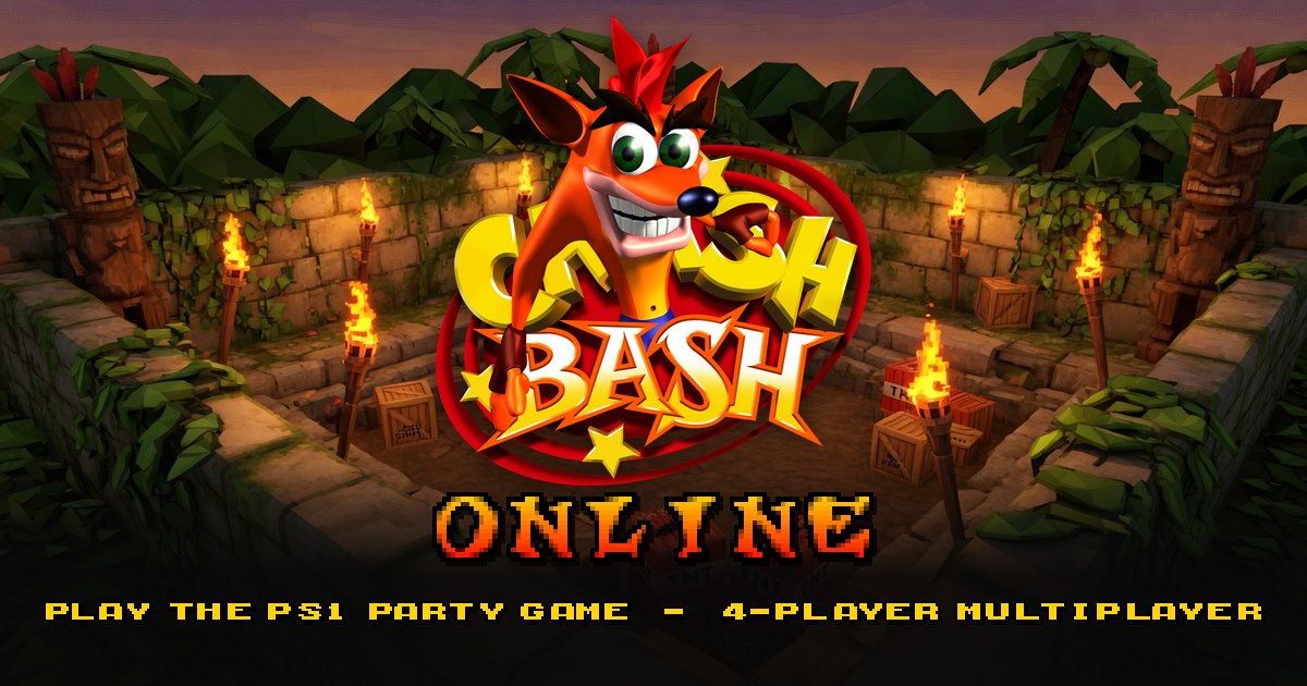 Preview of Crash Bash Online browser game